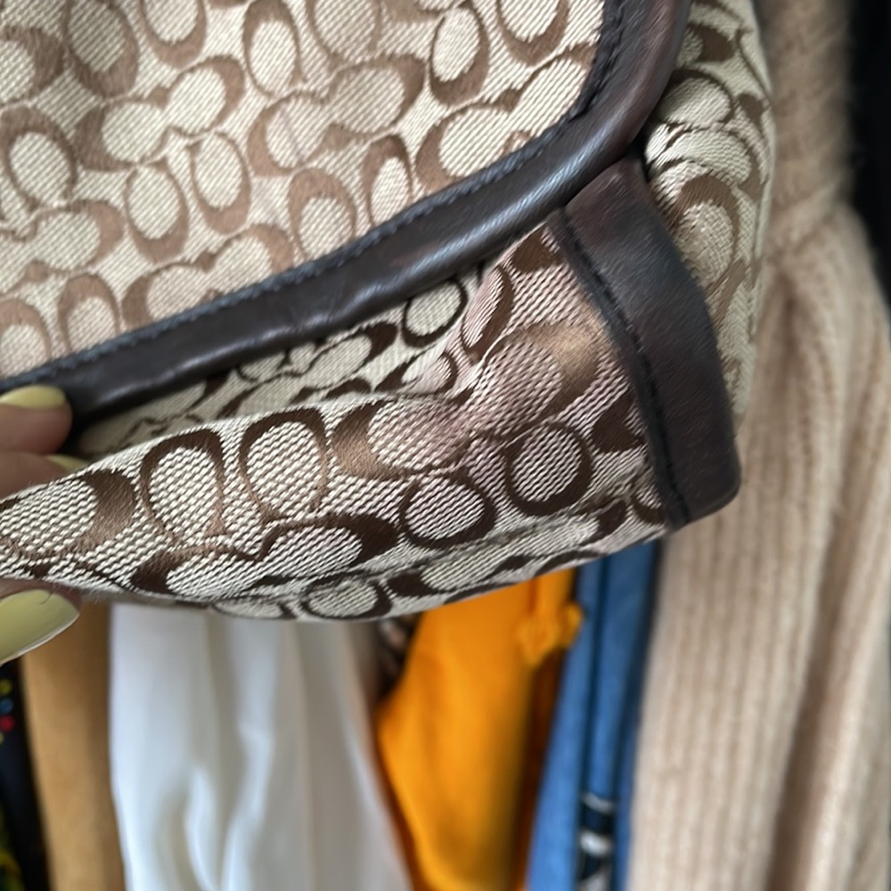 Coach Signature Jacquard Map Bag F70699 - Picture 9 of 12